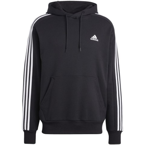 Bluza męska adidas Essentials French Terry 3-Stripes Hoodie czarna IC0435 2XL Adidas