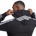 Bluza męska adidas Essentials French Terry 3-Stripes Hoodie czarna IC0435 2XL Adidas