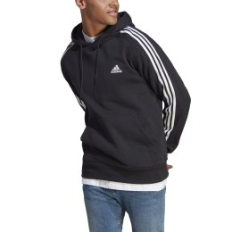 Bluza męska adidas Essentials French Terry 3-Stripes Hoodie czarna IC0435 3XL Adidas