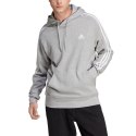 Bluza męska adidas Essentials French Terry 3-Stripes Hoodie szara IC0437 2XL Adidas