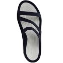 Klapki damskie Crocs Swiftwater Sandal W granatowo-białe 203998 462 37-38 Crocs