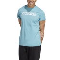 Koszulka męska adidas Essentials Single Jersey Linear Embroidered Logo Tee błękitna IC9287 S Adidas