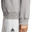 Bluza damska adidas Essentials Linear French Terry szara IC6880 L Adidas