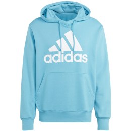 Bluza męska adidas Essentials French Terry Big Logo Hoodie błękitna IC9367 XL Adidas