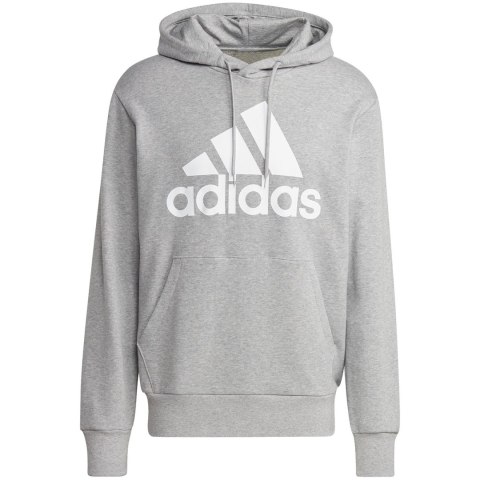 Bluza męska adidas Essentials French Terry Big Logo Hoodie szara IC9364 2XL Adidas