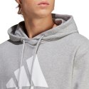 Bluza męska adidas Essentials French Terry Big Logo Hoodie szara IC9364 2XL Adidas