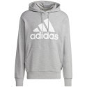 Bluza męska adidas Essentials French Terry Big Logo Hoodie szara IC9364 L Adidas