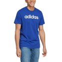 Koszulka męska adidas Essentials Single Jersey Linear Embroidered Logo niebieska IC9279 L Adidas