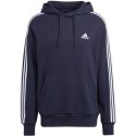 Bluza męska adidas Essentials French Terry 3-Stripes Hoodie granatowa IC0436 2XL Adidas