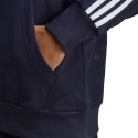 Bluza męska adidas Essentials French Terry 3-Stripes Hoodie granatowa IC0436 2XL Adidas