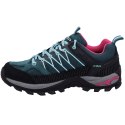 Buty trekkingowe damskie CMP Rigel Low WP niebiesko-czarno-różowe 3Q5445616NN 36 CMP