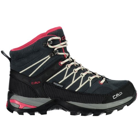 Buty trekkingowe damskie CMP Rigel Mid WP szaro-czarno-różowe 3Q1294676UC 37 CMP