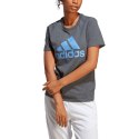 Koszulka damska adidas Loungewear Essentials Logo Tee szara IC0634 L Adidas