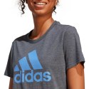 Koszulka damska adidas Loungewear Essentials Logo Tee szara IC0634 L Adidas