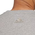 Koszulka męska adidas Essentials Single Jersey Linear Embroidered Logo Tee szara IC9277 L Adidas