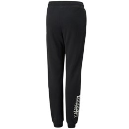 Spodnie dla dzieci Puma Alpha Sweatpants FL cL G czarne 670222 01 128cm Puma