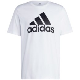 Koszulka męska adidas Essentials Single Jersey Big Logo Tee biała IC9349 L Adidas