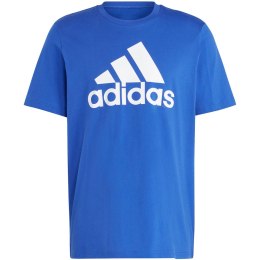 Koszulka męska adidas Essentials Single Jersey Big Logo niebieska IC9351 M Adidas