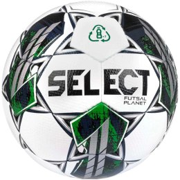 Piłka nożna hala Select Futsal Planet FIFA Basic biało-czarno-szaro-zielona 17646 4 Select