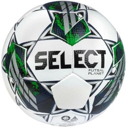 Piłka nożna hala Select Futsal Planet FIFA Basic biało-czarno-szaro-zielona 17646 4 Select