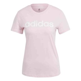 Koszulka damska adidas Loungwear Essentials Slim Logo Tee różowa GL0771 L Adidas