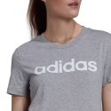 Koszulka damska adidas Loungwear Essentials Slim Logo szara HL2053 XL Adidas