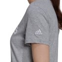 Koszulka damska adidas Loungwear Essentials Slim Logo szara HL2053 XL Adidas