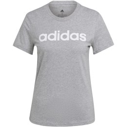 Koszulka damska adidas Loungwear Essentials Slim Logo szara HL2053 M Adidas