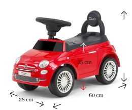 Pojazd Fiat 500 Red Milly Mally