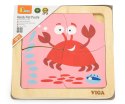 Viga 50146 Puzzle na podkładce - krab Viga