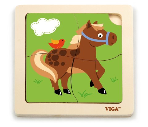 Viga 51312 Puzzle na podkładce - Konik Viga