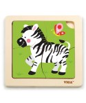 Viga 51317 Puzzle na podkładce-zebra Viga