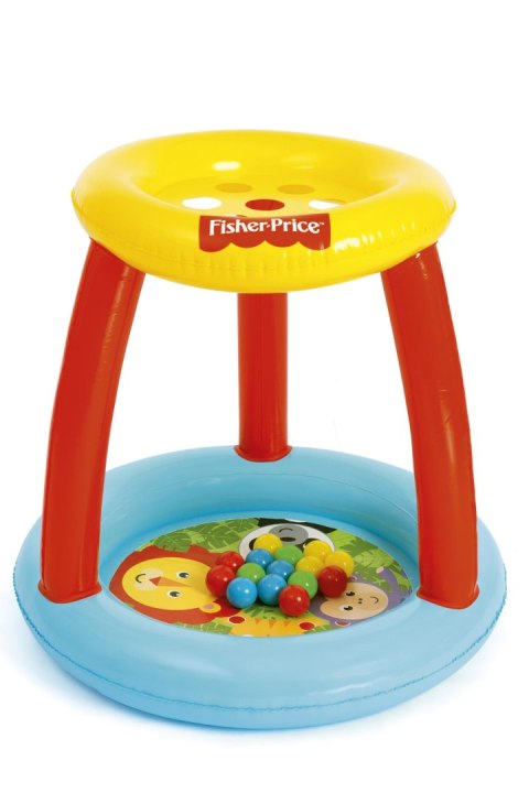 Bestway 93541 Fisher Price Basenik z daszkiem i piłkami Animal Friends Bestway