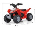 Milly Mally Pojazd na akumulator Quad HONDA ATV Red Milly Mally