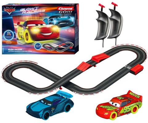 Carrera Go 20063521 Disney Pixar Cars - Glow Racers 4,3m CARRERA