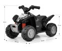 Milly Mally Pojazd na akumulator Quad HONDA ATV Black Milly Mally