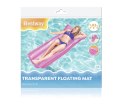 Bestway 44013 Dmuchany materac plażowy Przezroczysty Różowy 1.83m x 76cm Bestway