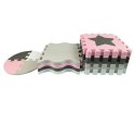 Mata piankowa puzzle Jolly 4x4 Shapes - Pink Grey Milly Mally