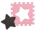 Mata piankowa puzzle Jolly 4x4 Shapes - Pink Grey Milly Mally