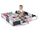 Mata piankowa puzzle Jolly 4x4 Shapes - Pink Grey Milly Mally