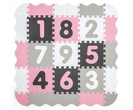 Milly Mally Mata piankowa puzzle Jolly 3x3 Digits - Pink Grey Milly Mally