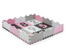 Milly Mally Mata piankowa puzzle Jolly 3x3 Digits - Pink Grey Milly Mally