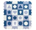 Milly Mally Mata piankowa puzzle Jolly 4x4 Shapes - Blue Qplay