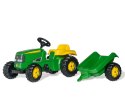 Rolly Toys 012190 Traktor Rolly Kid John Deere z przyczepą Rolly Toys