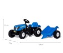 Rolly Toys 013074 Traktor Rolly Kid New Holland Agriculture z przyczepą Rolly Toys