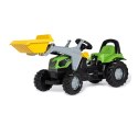 Rolly Toys 023196 Traktor Rolly Kid Deutz Fahir 5115G TB z łyżka i przyczepą Rolly Toys