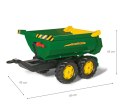 Rolly Toys 122165 Przyczepa Rolly Halfpipe półwywrotka John Deere 2-osie Rolly Toys