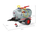 Rolly Toys 122776 Cysterna Rolly Tanker z pompą i sikawką Szara 1-oś Rolly Toys