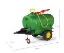 Rolly Toys 123025 Przyczepa cysterna z rozpylaczem John Deer jedna oś Rolly Toys