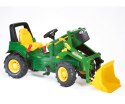 Rolly Toys 710126 Traktor Rolly Farmtrac John Deere z łyżką i pompowanymi kołami Rolly Toys